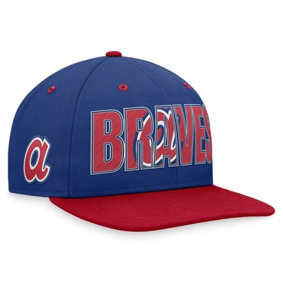 Shop Nike Royal Atlanta Braves Cooperstown Collection Pro Snapback Hat