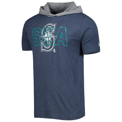 Shop New Era Navy Seattle Mariners Team Hoodie T-shirt