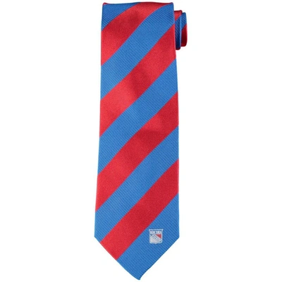 Shop Eagles Wings New York Rangers Regiment Woven Silk Tie In Blue