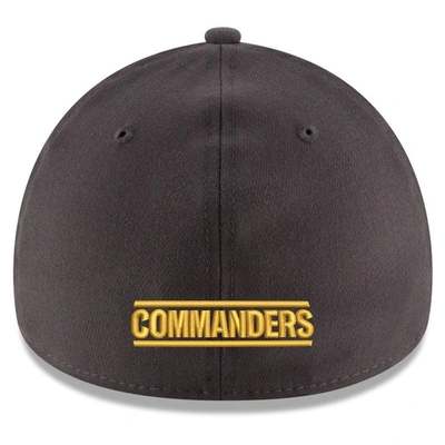 Shop New Era Gray Washington Commanders 39thirty Flex Hat