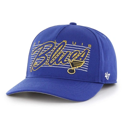 Shop 47 ' Blue St. Louis Blues Marquee Hitch Snapback Hat