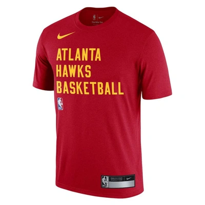 Shop Nike Red Atlanta Hawks 2023/24 Sideline Legend Performance Practice T-shirt