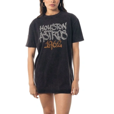 Shop The Wild Collective Black Houston Astros T-shirt Dress