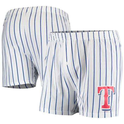 Shop Concepts Sport White Texas Rangers Vigor Boxer Shorts