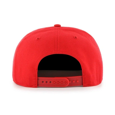 Shop 47 ' Red Portland Trail Blazers High Post Captain Snapback Hat