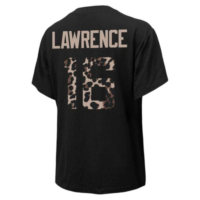 Shop Majestic Threads Trevor Lawrence Black Jacksonville Jaguars Leopard Player Name & Number T-shirt