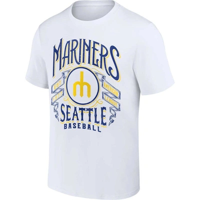 Shop Darius Rucker Collection By Fanatics White Seattle Mariners Distressed Rock T-shirt