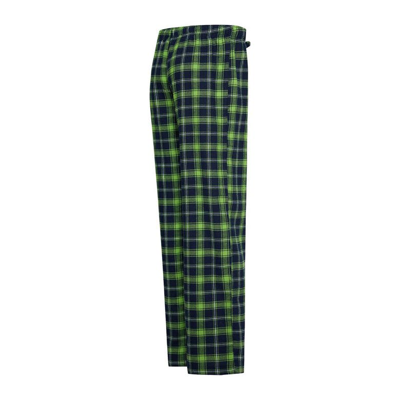 Shop Concepts Sport College Navy/neon Green Seattle Seahawks Arctic T-shirt & Flannel Pants Sleep Set