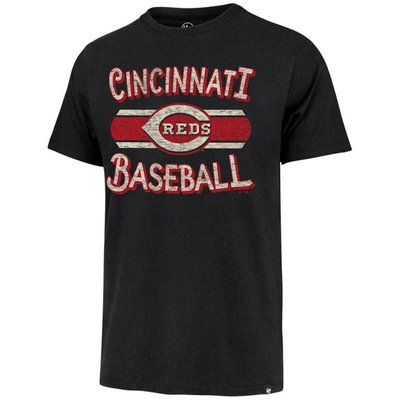 Shop 47 ' Black Cincinnati Reds Renew Franklin T-shirt