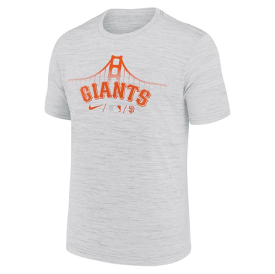 Shop Nike Gray San Francisco Giants Authentic Collection City Connect Velocity Space-dye Performance T-sh