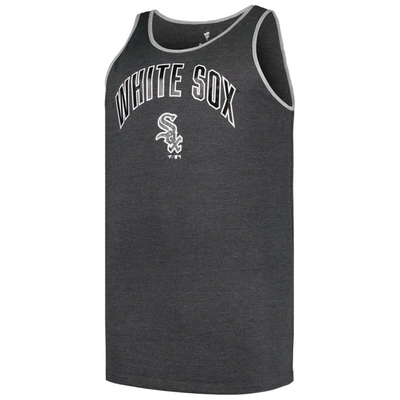 Shop Profile Heather Charcoal Chicago White Sox Big & Tall Arch Over Logo Tank Top