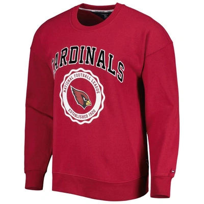 Shop Tommy Hilfiger Cardinal Arizona Cardinals Ronald Crew Sweatshirt
