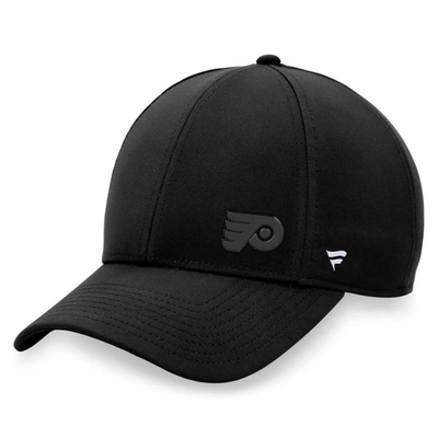 Shop Fanatics Branded Black Philadelphia Flyers Authentic Pro Road Structured Adjustable Hat