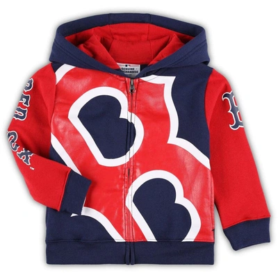 Shop Outerstuff Toddler Navy Boston Red Sox Poster Board Full-zip Hoodie