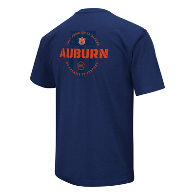 Shop Colosseum Navy Auburn Tigers Oht Military Appreciation T-shirt