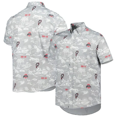 Shop Reyn Spooner Gray Ohio State Buckeyes Classic Button-down Shirt