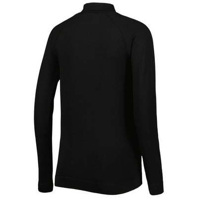 Shop Levelwear Black Boston Red Sox Verse Asymmetrical Raglan Tri-blend Quarter-zip Jacket