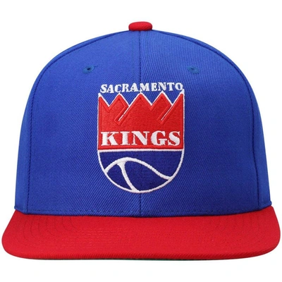 Shop Mitchell & Ness Blue/red Sacramento Kings Hardwood Classics Team Two-tone 2.0 Snapback Hat