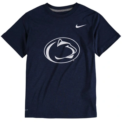 Shop Nike Youth  Penn State Nittany Lions Navy Logo Legend Performance T-shirt