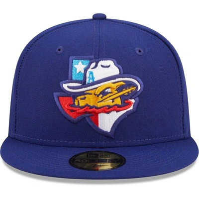 Shop New Era Royal Amarillo Sod Poodles Authentic Collection 59fifty Fitted Hat