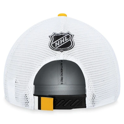 Shop Fanatics Branded  Black Pittsburgh Penguins 2023 Nhl Draft On Stage Trucker Adjustable Hat