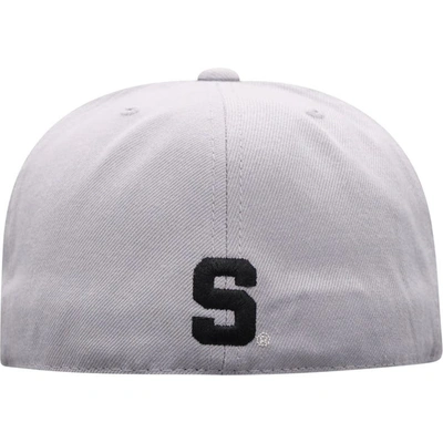 Shop Top Of The World Gray Michigan State Spartans Fitted Hat