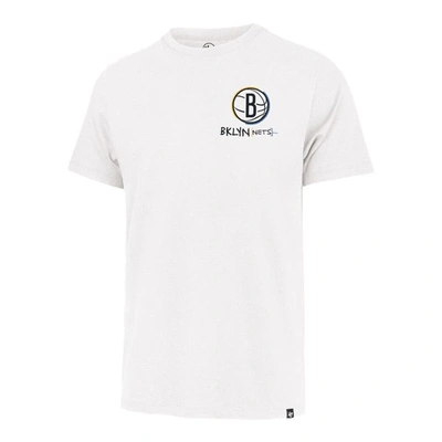 Shop 47 '  White Brooklyn Nets 2022/23 City Edition Backer Franklin T-shirt