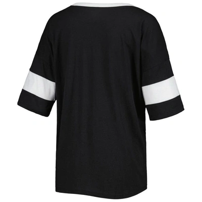 Shop Champion Black Wake Forest Demon Deacons Jumbo Arch Striped Half-sleeve T-shirt