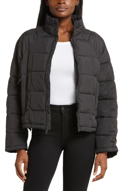 Shop Halfdays Nellie Packable Puffer Jacket In Black