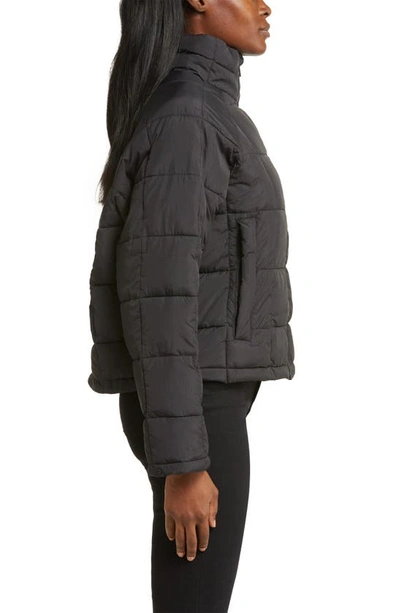 Halfdays Nellie Packable Puffer Jacket In Black