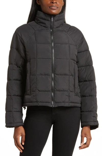 Halfdays Nellie Packable Puffer Jacket In Black