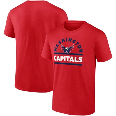 Shop Fanatics Branded Red Washington Capitals Goaltender Combo T-shirt
