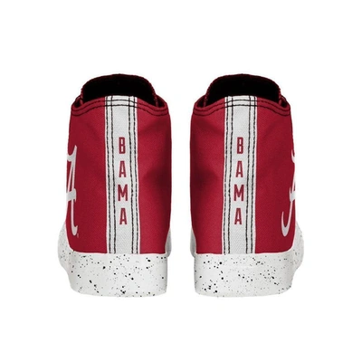 Shop Foco Alabama Crimson Tide Paint Splatter High Top Sneakers In Red