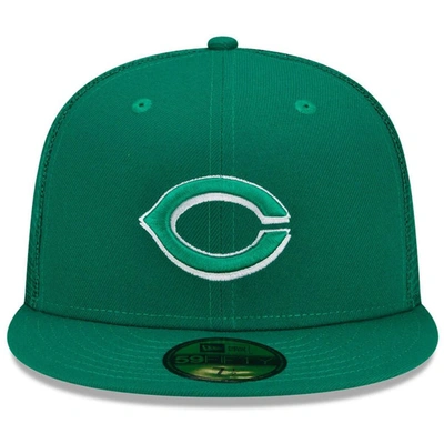 Shop New Era Green Cincinnati Reds 2022 St. Patrick's Day 59fifty Fitted Hat