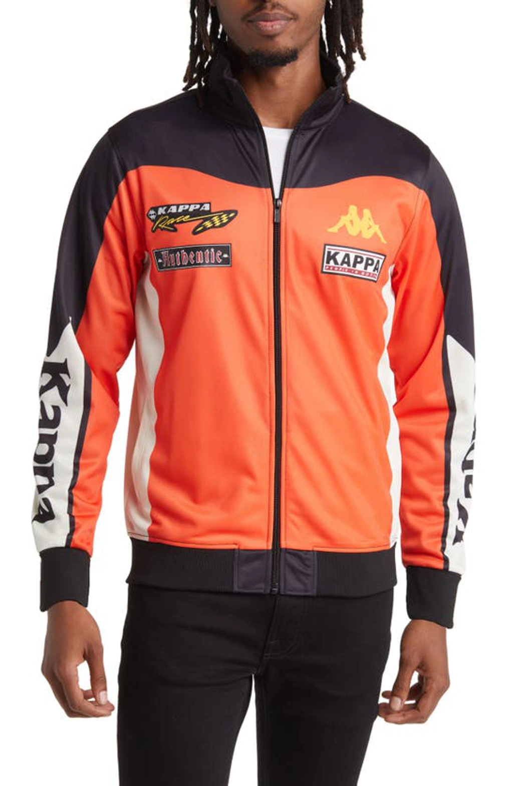 Kappa Authentic Rival 2 Jacket In Black orange ModeSens