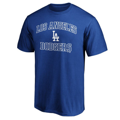 Shop Fanatics Branded Royal Los Angeles Dodgers Heart & Soul T-shirt