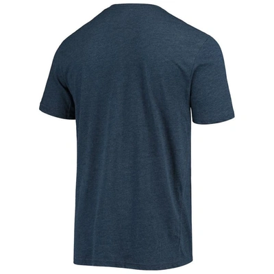 Concepts Sport Men's  Heathered Charcoal And Navy Montana State Bobcats Meter T-shirt And Pants Sleep In Heather Charcoal