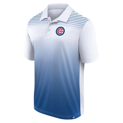Shop Fanatics Branded White/royal Chicago Cubs Sandlot Game Polo