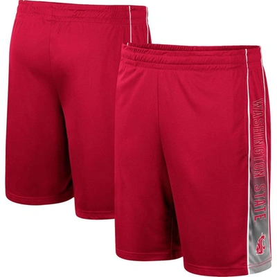 Shop Colosseum Crimson Washington State Cougars Lazarus Shorts
