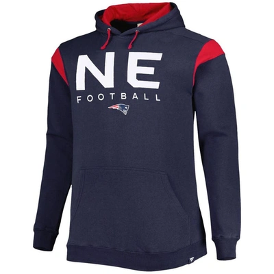 Shop Fanatics Branded Navy New England Patriots Big & Tall Call The Shots Pullover Hoodie