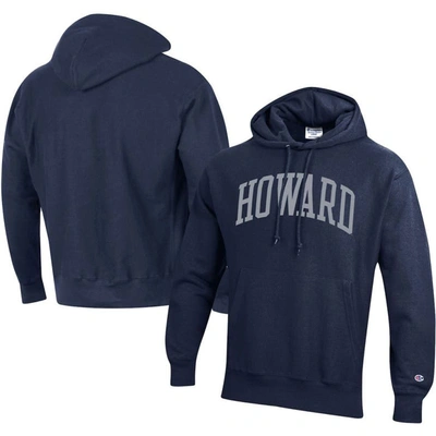 Shop Champion Navy Howard Bison Tall Arch Pullover Hoodie