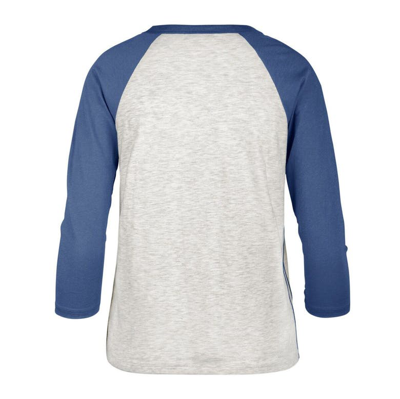 Shop 47 ' Gray Chicago Cubs City Connect Retro Daze Ava Raglan 3/4-sleeve T-shirt