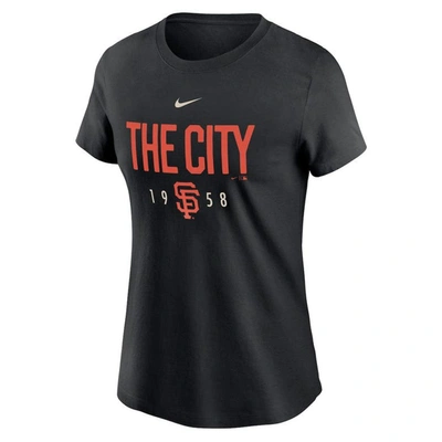Shop Nike Black San Francisco Giants Local Team T-shirt