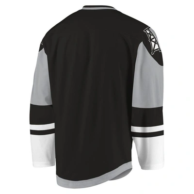 Shop Adpro Sports Youth Black/gray Calgary Roughnecks Sublimated Replica Jersey