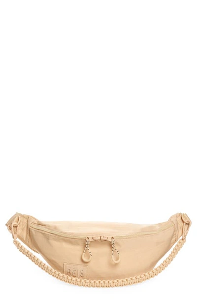 Shop Beis The Pack Nylon Belt Bag In Beige