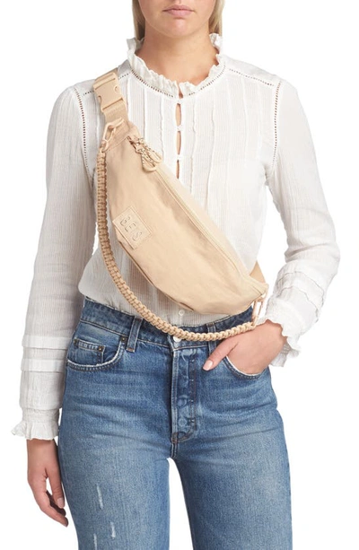 Beis The Pack Nylon Belt Bag In Beige