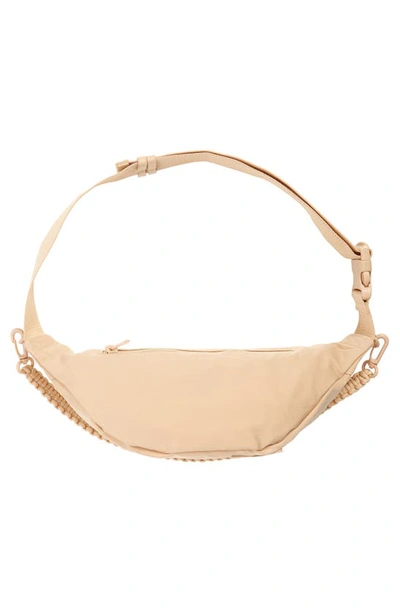 Shop Beis The Pack Nylon Belt Bag In Beige