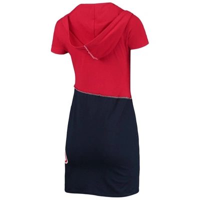 Shop Refried Apparel Red/navy Boston Red Sox Hoodie Dress
