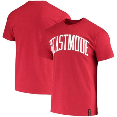 Shop Beast Mode Red Collegiate T-shirt