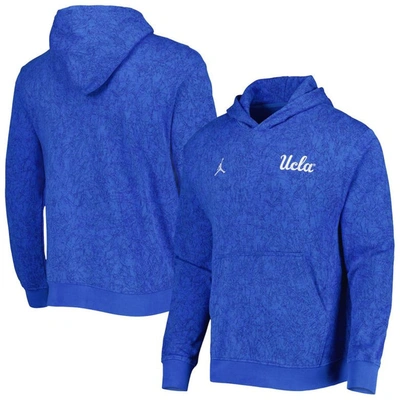 Shop Jordan Brand Blue Ucla Bruins Logo Travel Pullover Hoodie